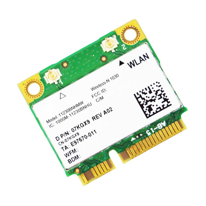 HighZer0 Electronics Wireless-N 1030 Half Mini PCIe Network Card | 300 Mbps with Bluetooth Support | HMC WLAN Replacement Part 1230BNH Wi-Fi Card 11230BNHMW