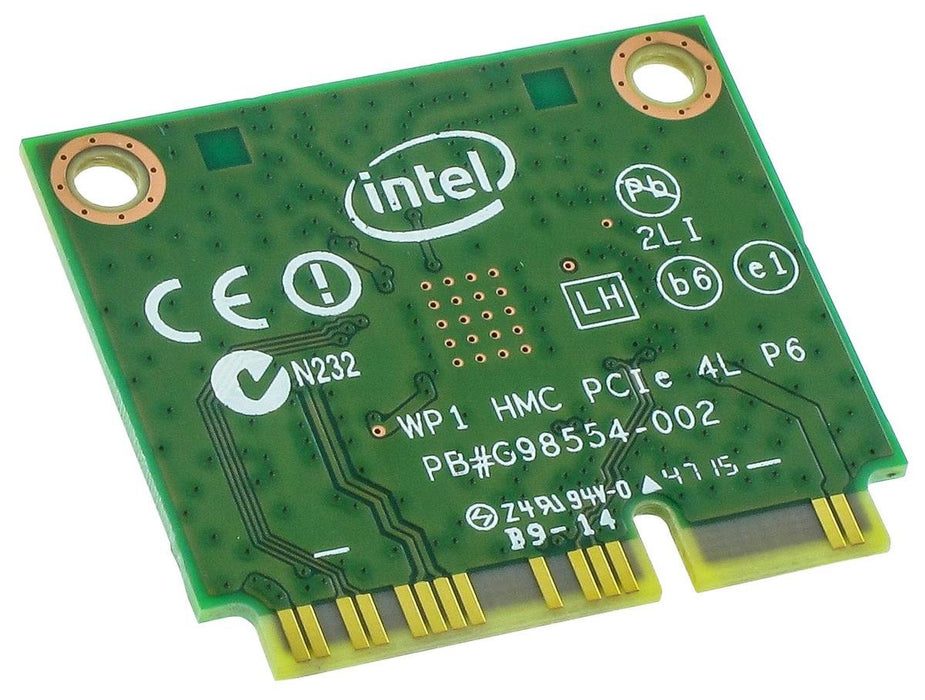 Intel 3160.HMWG.R Dual Band Wireless AC + Bluetooth Mini PCIe Karte Unterstützt 2,4 und 5,8 GHz B/G/N/AC Bänder mit Befestigungsschrauben