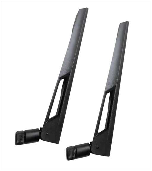 HIGHZER0 ELECTRONICS WIFI ROUTER ANTENNA BLACK 10DBI, DUAL BAND, SMA MALE CONNECTOR AND SIGNAL BOOSTER WI-FI ANTENNAS (2.4GHZ/5GHZ-5.8GHZ)