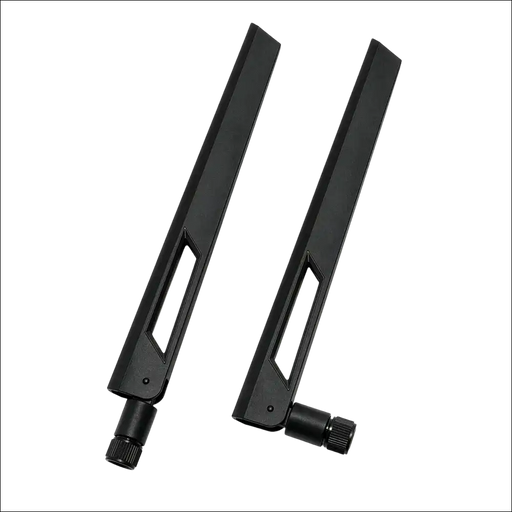 HIGHZER0 ELECTRONICS WIFI ROUTER ANTENNA REDUCE DEAD ZONES, TRI BAND, MESH SYSTEMS 10DBI TRI-BAND ADJUSTABLE EXTERNAL PAIR | RP-SMA