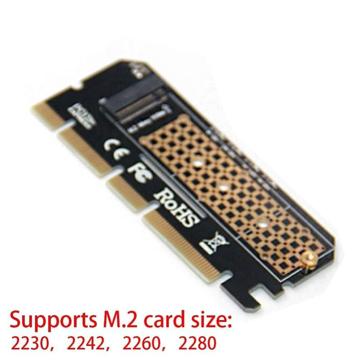 M.2 SSD PCIE Adapter Aluminium Legierung Shell LED Expansion Karte Computer Adapter Interface M.2 NVMe SSD NGFF Zu PCIE 3,0 X16 Aufstieg