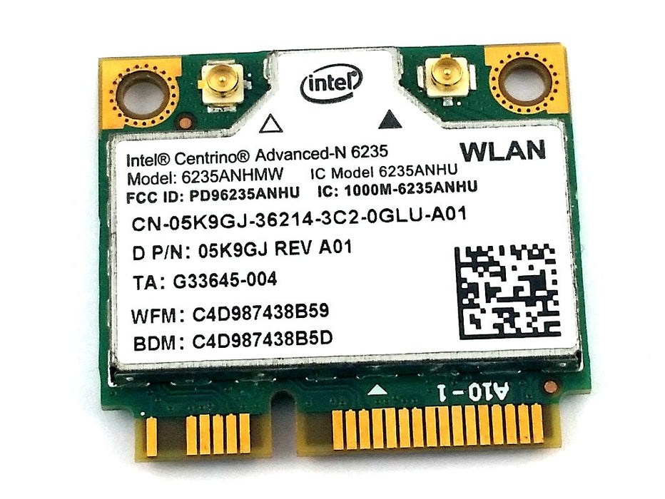 HighZer0 Electronics Wireless-N 6235 Centrino Half Mini PCIe Network Card | 300 Mbps with Bluetooth 4.0 Support | HMC WLAN Replacement Part 6235HMW Wi-Fi Card 6235ANHMW