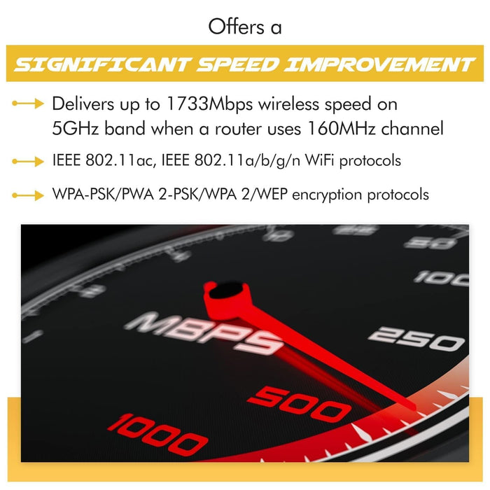 AC9260 Desktop Wi-Fi Kit | PCIe x4 | 1.73 Gbps | Bluetooth 5.1 Support | Wi-Fi 5 Wireless-AC No vPro 9260NGW