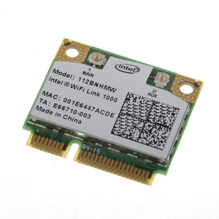 Legacy Mini-PCIe Wi-Fi Card for Intel Centrino 1000 | Half Mini PCIe Network Card | 300 Mbps with Bluetooth Support | HMC WLAN Replacement Part 112BNH Wi-Fi Card 112BNHMW