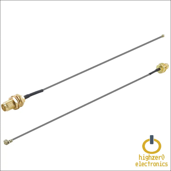 2-pack 4th Generation U.fl to Rp-sma Female Rf Antenna Cable Converters | Mhf4 Compatible Connectors for Wi-fi 4/5/6/6e/7