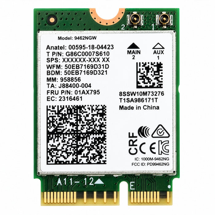 Made for Intel 9462NGW Replacement WiFi Card | M.2 2230 CNVio WLAN Module