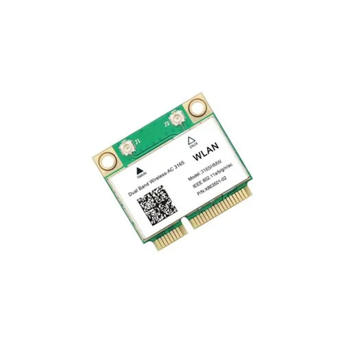 Legacy Mini-PCIe Wi-Fi Card for Intel 3165 | Half Mini PCIe Network Card | 433 Mbps with Bluetooth 4.0 Support | HMC WLAN Replacement Part 3165.HMWG Wi-Fi Card 3165HMW