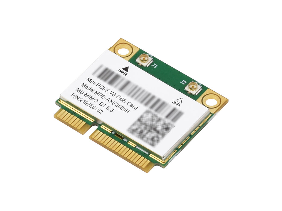 Mini-PCIe Wi-Fi Card for Intel AX210 | Half Mini PCIe Network Card | 2.4 Gbp with Bluetooth 5.3 Support | HMC WLAN Replacement Part AX210.HMWG Wi-Fi Card AX210HMW