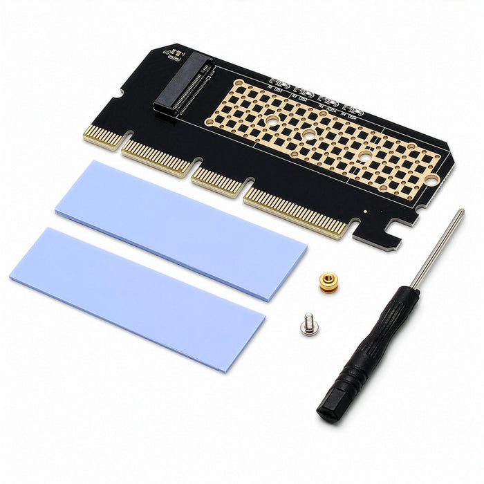 M.2 SSD PCIE Adapter Aluminium Legierung Shell LED Expansion Karte Computer Adapter Interface M.2 NVMe SSD NGFF Zu PCIE 3,0 X16 Aufstieg