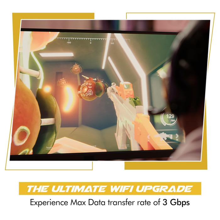 Killer Series for Intel AX1690i WiFi 6E Gaming Adapter Upgrade from AX411| CNVio2 M.2 WiFi Card | High-Speed 3.0 Gbps WiFi for PC | Bluetooth 5.3 Support | Supports Intel 12th+ Gen CPUs