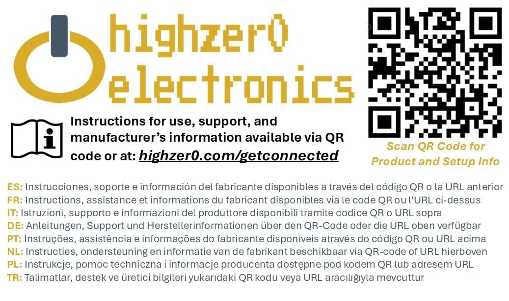 HighZer0 Electronics BE213 WiFi 7 R2 Card | Tri-Band Wi-Fi | Up to 2.8 Gbps | CNVio3 M.2 Wifi Card for PC | Supports Bluetooth 6 | Requires Intel 13th+ Gen CPU Windows 10/11, Linux | BE213NGW