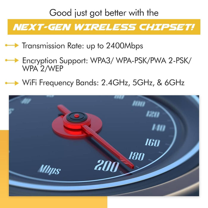 HighZer0 Electronics AX210 WiFi 6E Card | Tri-Band 2.4/5/6 GHz Wi-Fi | Up to 2.4 Gbps | M.2 Wifi Card for PC | No vPro | Supports Bluetooth 5.3 & Intel, AMD, Windows 10/11, Linux | AX210NGW