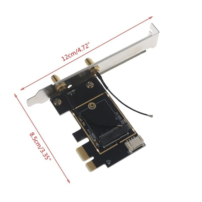 BE200 Desktop Wi-Fi 7 Kit | Wi-Fi 7 Tri Band 2.4/5/6 GHz | 5.8 Gbps | Bluetooth 5.4 Support | M.2 PCIe | No vPro 802.11BE Wireless Card BE200NGW