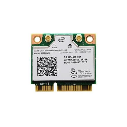 Intel 3160.HMWWB.R WiFi Wireless-AC 3160 Dual Band 1x1 AC+ Bluetooth HMC Brown Box White Box (Intel3160.HMWWB.R)