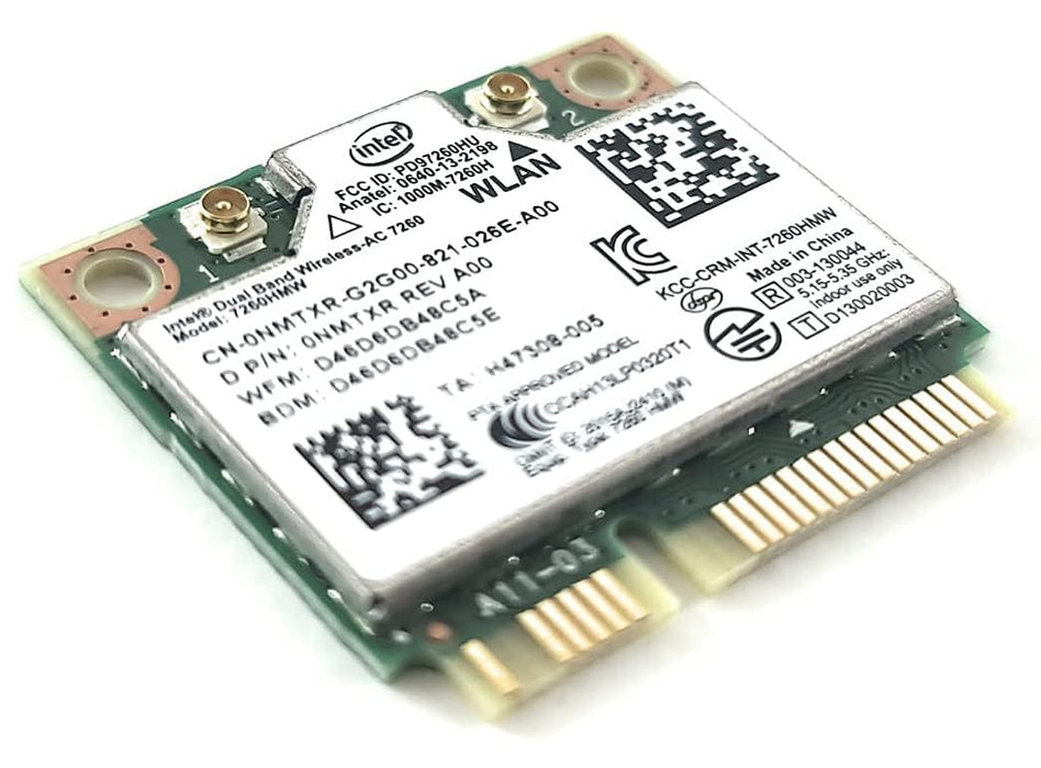 Intel Dual Band Wireless-AC 7260 Network Adapter (7260.HMWWB.R)