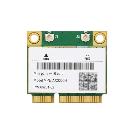 HIGHZER0 ELECTRONICS WIFI 6 CARD AX200 HALF MINI, PCIE, LEGACY MINI-PCIE WI-FI FOR INTEL | NETWORK | 2.4 GBP WITH BLUETOOTH 5.2 SUPPORT