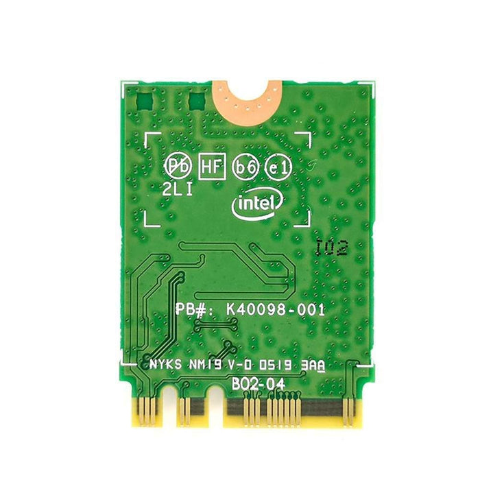 WiFi 6 Dual Band Adapter für Intel AX200 | M.2 Schnittstelle 802.11ax für PCs | Bis zu 2,4 Gbit/s | Bluetooth 5.2 aktiviert | Kompatibel mit den meisten Systemen | AX200NGW Kein vPro