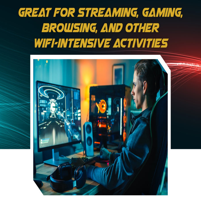 WiFi Antenna for PC, Laptop, Desktop & Motherboard | 2.4GHz/5GHz/6GHz | 4th Generation U.FL (Compatible with MHF4) Connectors on M2 Wi-Fi Cards | 2-Pack 10cm (4in)