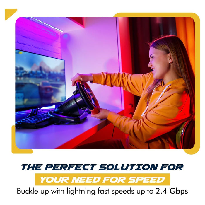 HighZer0 Electronics AX1650i Killer Series WiFi 6 Adapter | Gaming WiFi Adapter | CNVio2 M.2 Wifi Card | 2.4 Gbps WiFi for PC | Bluetooth 5.2 Support | Requires Intel 10th+ Gen CPU
