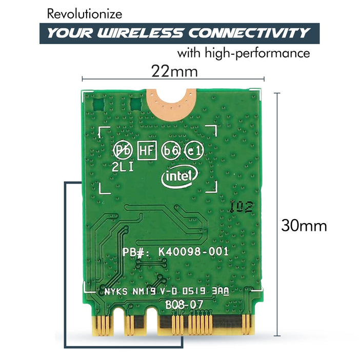 AX200 Desktop-WLAN-Kit | 2,4 Gbit/s | Bluetooth 5.2-Unterstützung | PCIe x4 | Wi-Fi 6 Wireless-AX Kein vPro AX200NGW