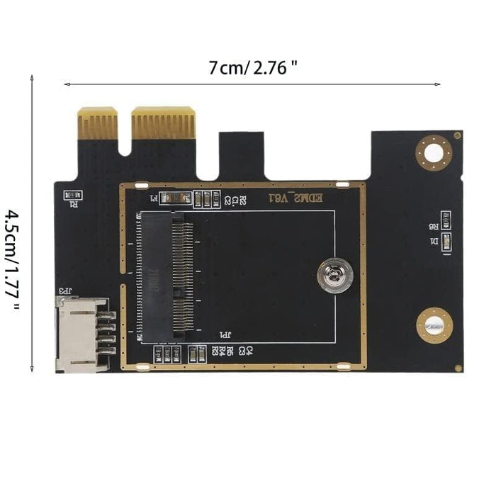 M.2 NGFF Drahtlose Karte zu PCI-e 1X Adapter M.2 Bluetooth-kompatibel Netzwerk Karte Zu WIFI WLAN Konverter Desktop für 8260