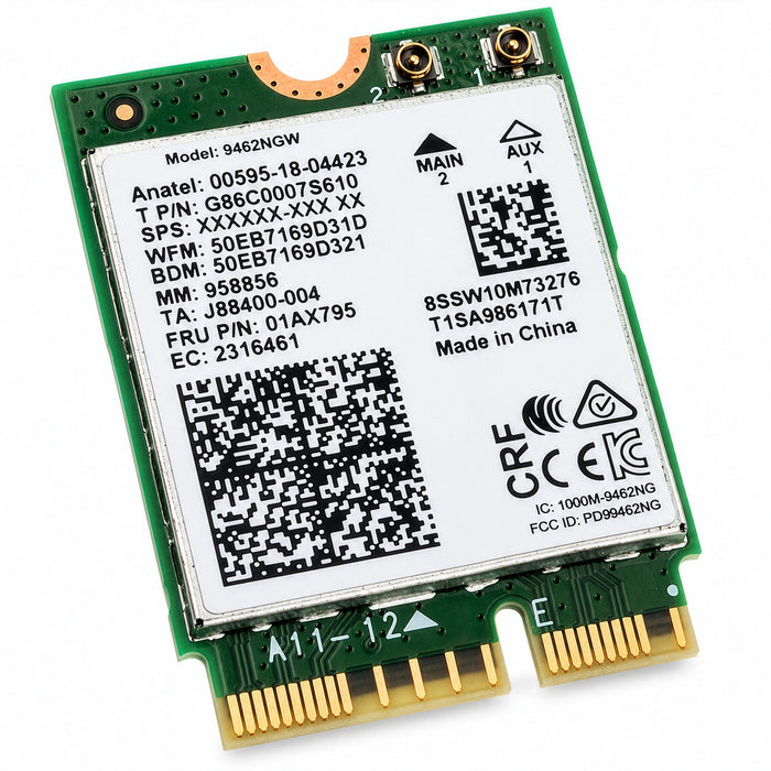 9462NGW M.2 CNVio WiFi 5 Card | Supports Bluetooth 5.1 | Replacement Module