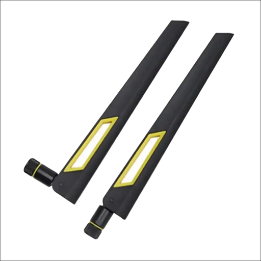 HIGHZER0 ELECTRONICS WIFI ROUTER ANTENNA SMA MALE, DUAL BAND, CONNECTOR BLACK AND GOLD 10DBI SIGNAL BOOSTER WI-FI ANTENNAS