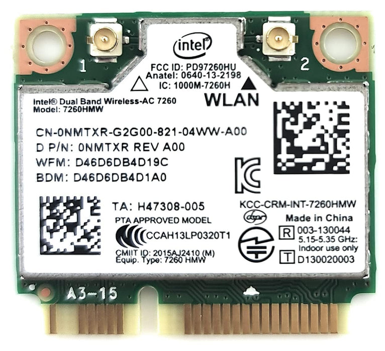 Intel Dual Band Wireless-AC 7260 Netzwerkadapter (7260.HMWWB.R)