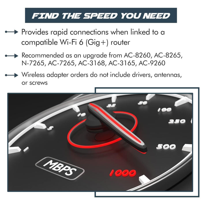 AX200 Desktop Wi-Fi Kit | 2.4 Gbps | Bluetooth 5.2 Support | PCIe x4 | Wi-Fi 6 Wireless-AX No vPro AX200NGW