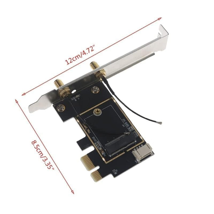 AX1675x Killer Series Desktop Wi-Fi 6E Kit | 2,4 Gbit/s | Bluetooth 5.3-Unterstützung | PCIe x4 | Tri-Band 2,4/5/6 GHz Kein vPro AX210.NGWG.NVX