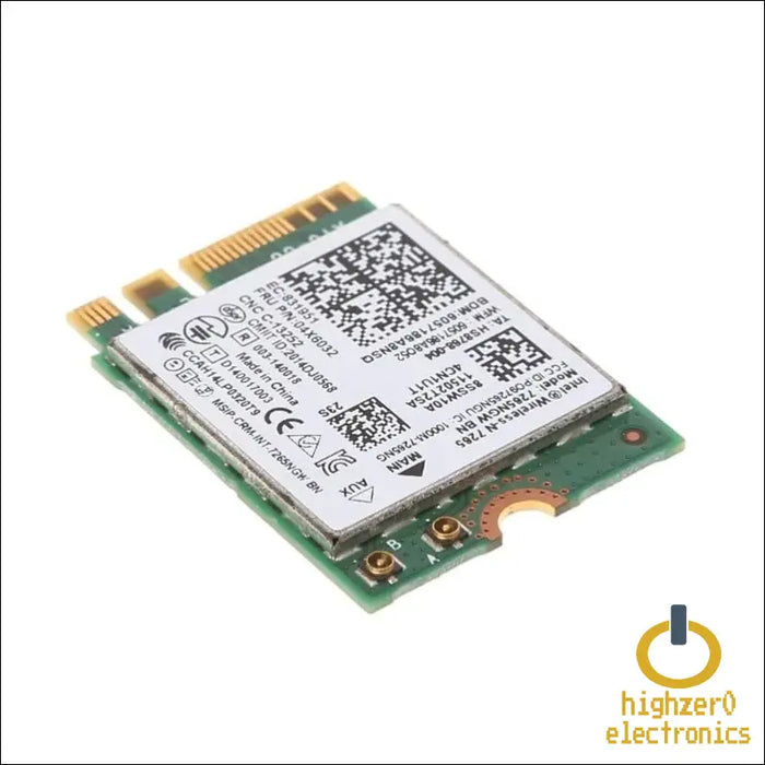 Highzer0 Electronics Wireless-ac 7265 Legacy Wi-fi Adapter | 867mbps Wifi With Bluetooth 4.0 | 2.4ghz & 5ghz Network Card | 7265ngw