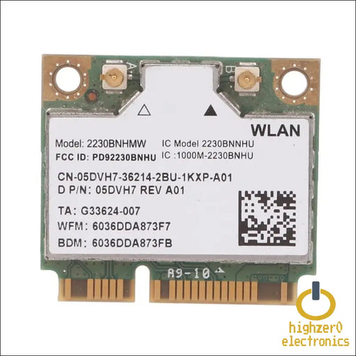 Highzer0 Electronics Wireless-n 2230 Half Mini Pcie Network Card | 300 Mbps with Bluetooth Support | Hmc Wlan Replacement Part 2230bnh