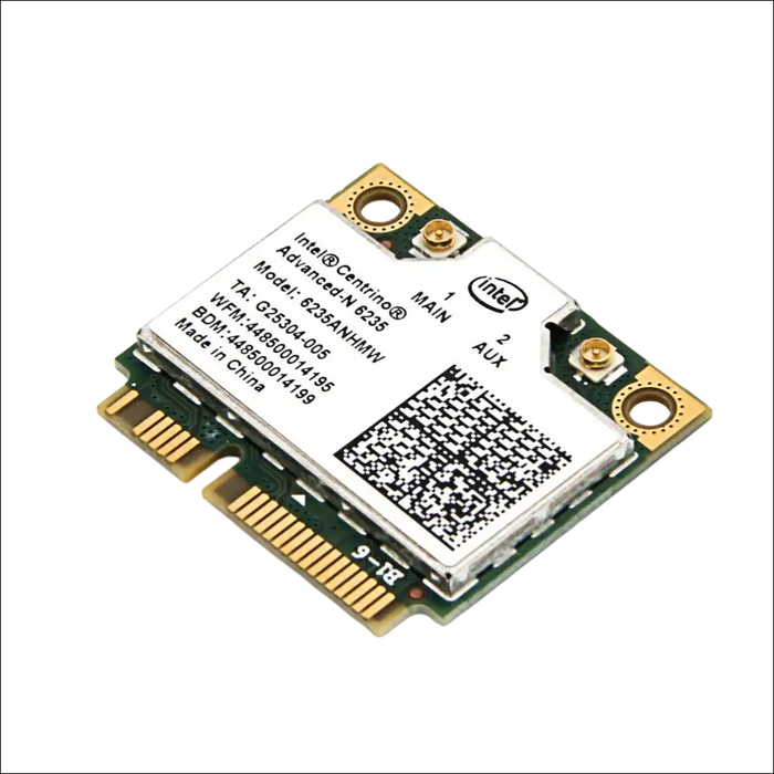 HIGHZER0 ELECTRONICS LEGACY WIFI 4 & 5 CARD HALF MINI PCIE, INTEL SMART CONNECT, ONLINE GAMING WIRELESS-N 6235 CENTRINO NETWORK | 300 MBPS