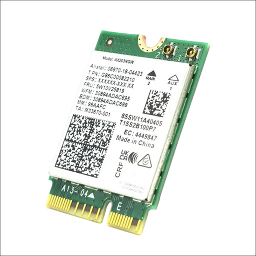 HIGHZER0 ELECTRONICS WIFI 6 CARD AX203NGW, COMPANION RF MODULE, INTEGRATED WIRELESS ADAPTER FOR INTEL AX203 | DUAL BAND UP TO 1.2 GBPS