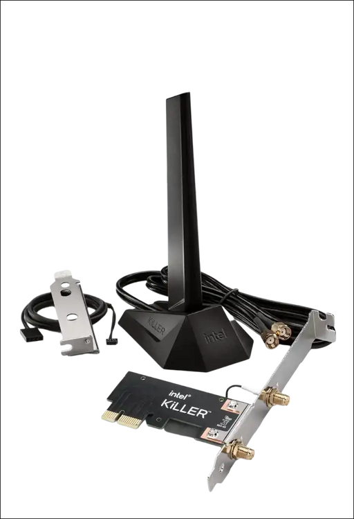 HIGHZER0 ELECTRONICS WIFI 6E CARD INTEL KILLERÂ DOUBLESHOTÂ PRO, ENABLES, PRIORITIZATION ENGINE AX1675X FOR DESKTOP UPGRADE KIT TO WI-FI
