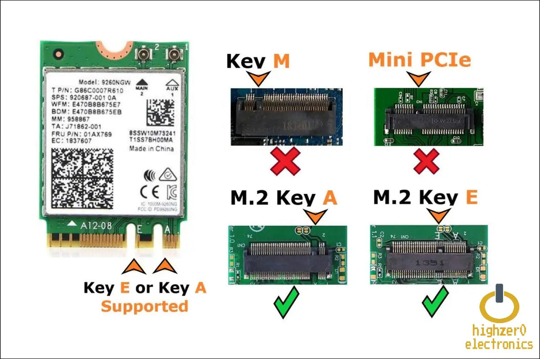 For Intel M.2 Ac 9260 Legacy Wifi Card With Bluetooth 5.1 | Up To 1.73gbps Mu-mimo 5 | Works Amd Linux & Windows 10/11 | Non-vpro | Model