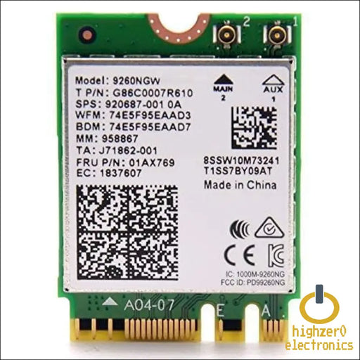 Legacy M.2 Wifi Card for Intel Ac 9260 with Bluetooth 5.1 | Up to 1.73gbps Mu-mimo 5 | Works Amd Linux & Windows 10/11 | no Vpro | Model