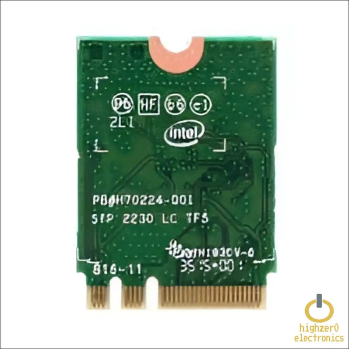 HIGHZER0 ELECTRONICS LEGACY WIFI 4 & 5 CARD NGFF M2 INTERFACE, INTEL WIRELESS, WIRELESS-AC 3165 WI-FI ADAPTER | 433MBPS WITH BLUETOOTH 4.0