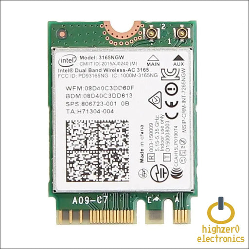 Legacy M.2 Wi-fi Adapter for Intel 3165 Wireless-ac | 433mbps Wifi with Bluetooth 4.0 | 2.4ghz & 5ghz Network Card | 3165ngw