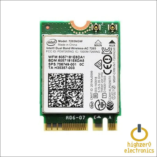 For Intel Wireless-ac 7265 Legacy Wi-fi Adapter | 867mbps Wifi with Bluetooth 4.0 | 2.4ghz & 5ghz Network Card | 7265ngw