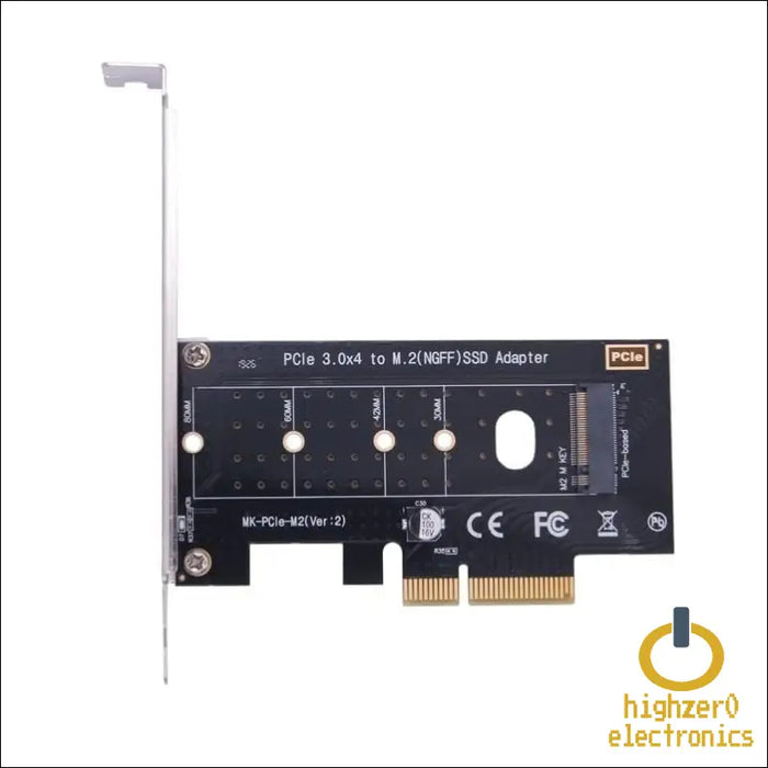 M.2 Nvme Ssd Ngff To Pcie X4 Adapter m Key Interface Card Support Pci-e Pci Express 3.0 X4 2230-2280 Size M2